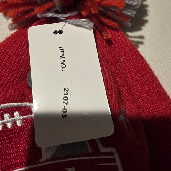 Ohio State Football Red and Gray Beanie - Picture 2 of 6